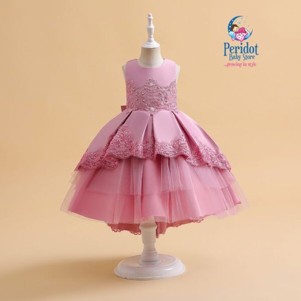 GIRLS HIGHLOW DRESS PINK 2023531