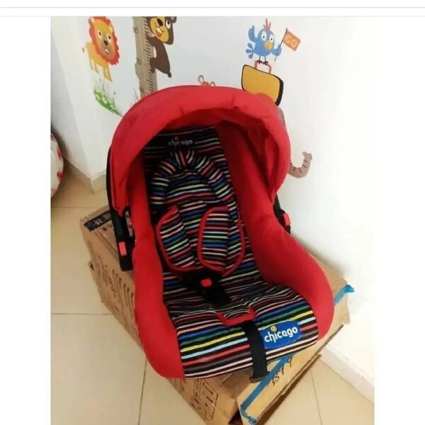 BABY CARRY COT-RED MULTICOLOUR