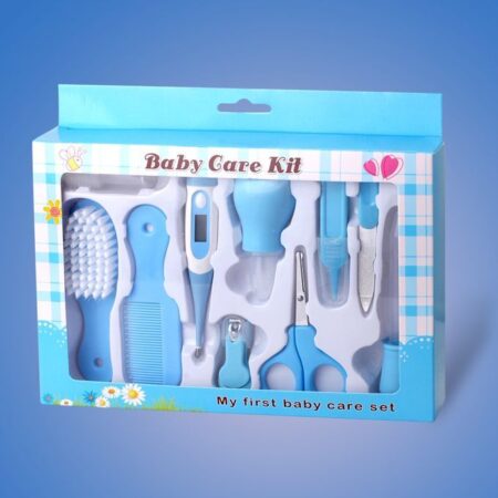 10PCS BABY GROOMING KIT/HEALTH CARE KIT-BLUE