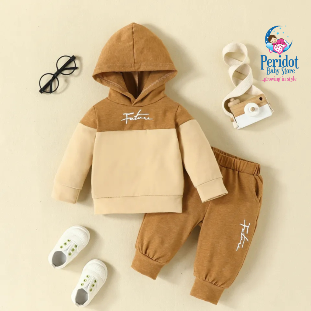UNISEX 2PC BROWN SET 2023527