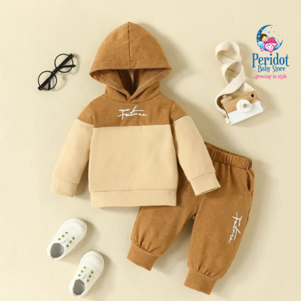 UNISEX 2PC BROWN SET 2023527