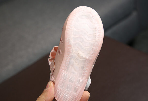 GIRLS DOLL SHOES PINK BOW N75-760 - Image 8