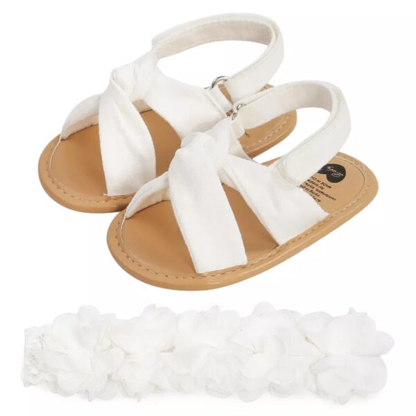 GIRLS PREWALKERS SANDALS WHITE SH-0873