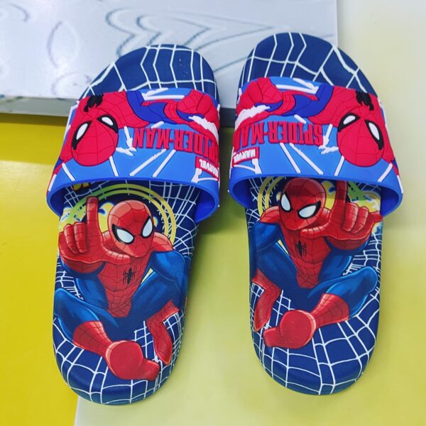 BOYS BLUE SPIDERMAN SLIDES N75-072