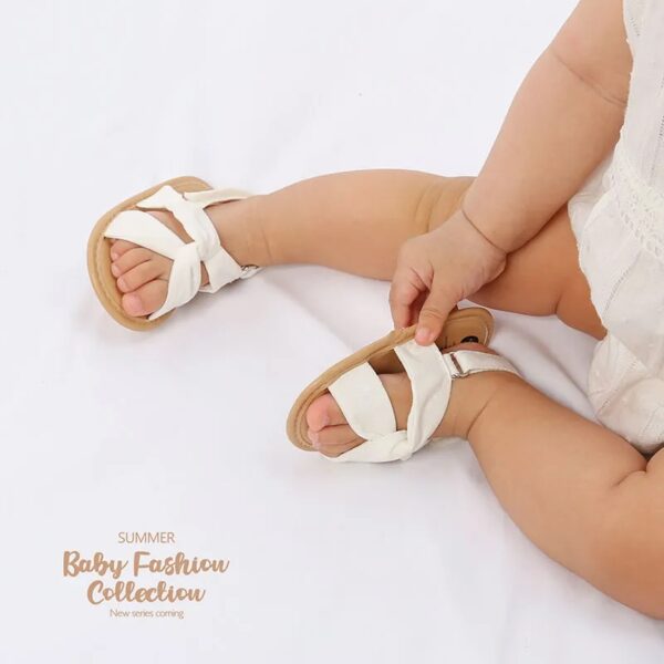 GIRLS PREWALKERS SANDALS WHITE SH-0873 - Image 2