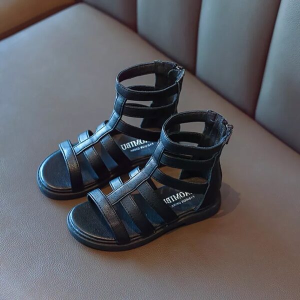 GIRLS GLADIATOR SANDAL BLACK S-30978 - Image 3