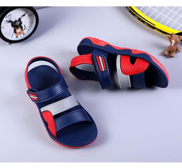 BOYS RUBBER SANDALS RED S-31892