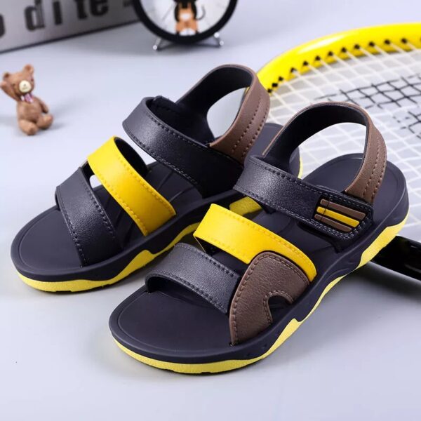 BOYS RUBBER SANDALS MUSTARD S-31891