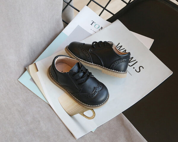 BOYS OXFORDS / OFFICIAL LOAFERS BLACK S-31215 - Image 2