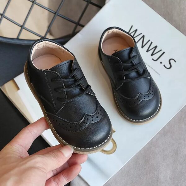 BOYS OXFORDS / OFFICIAL LOAFERS BLACK S-31215