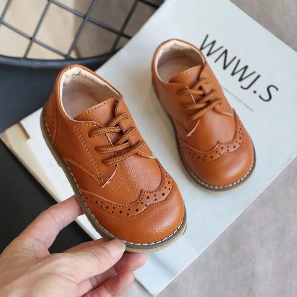 BOYS OXFORDS / OFFICIAL LOAFERS BROWN S-31213