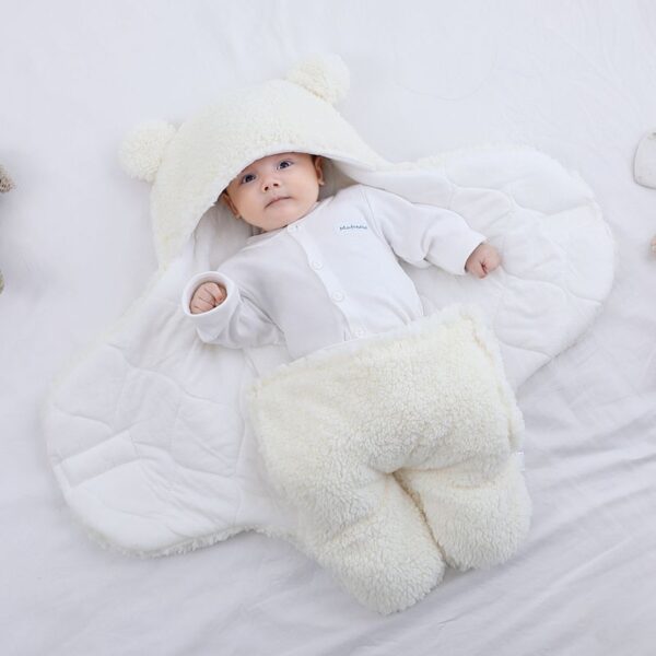 BABY SWADDLE / SLEEPING BAG-WHITE6M - Image 2