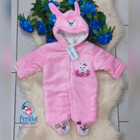 HEAVY BABY ROMPER-PINK3M