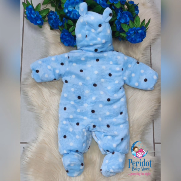 HEAVY BABY ROMPER OPEN LEG-BLUE6M - Image 2