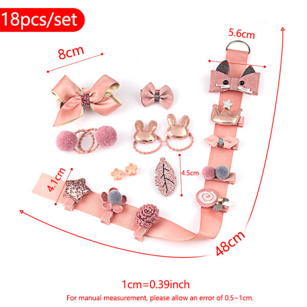 GIRLS CLIPS AND TIE HEADBAND SET H6202339 - Image 8