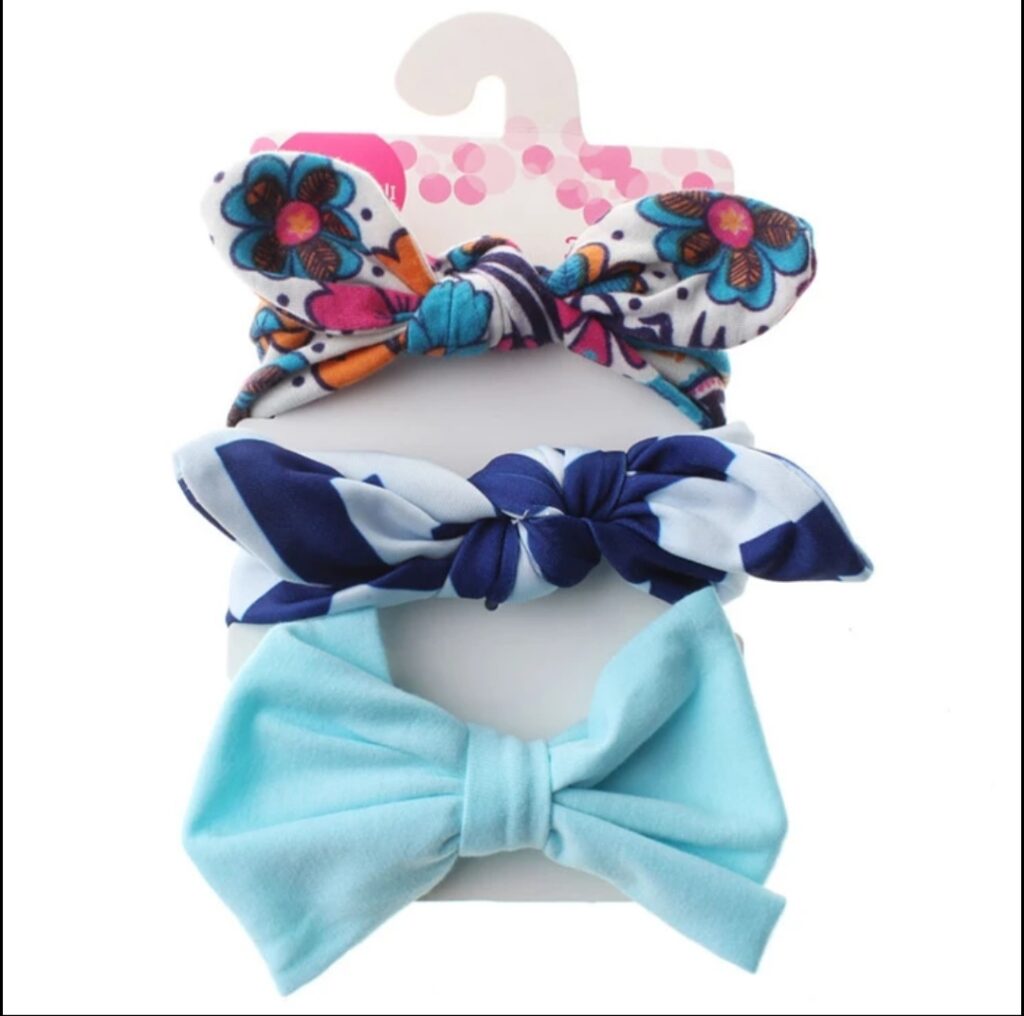 3PCS GIRLS HEADBANDS BLUE H6202343