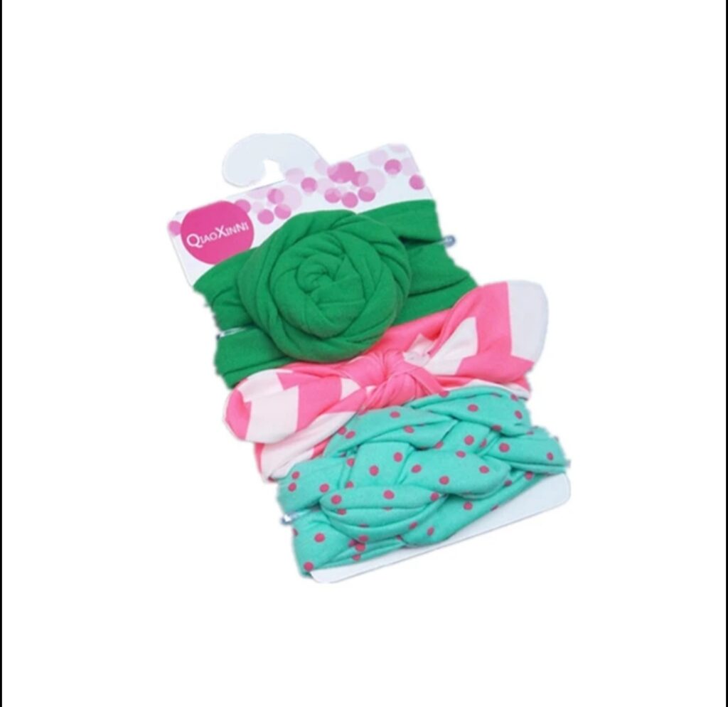 3PCS GIRLS HEADBANDS MULTICOLOR H6202344