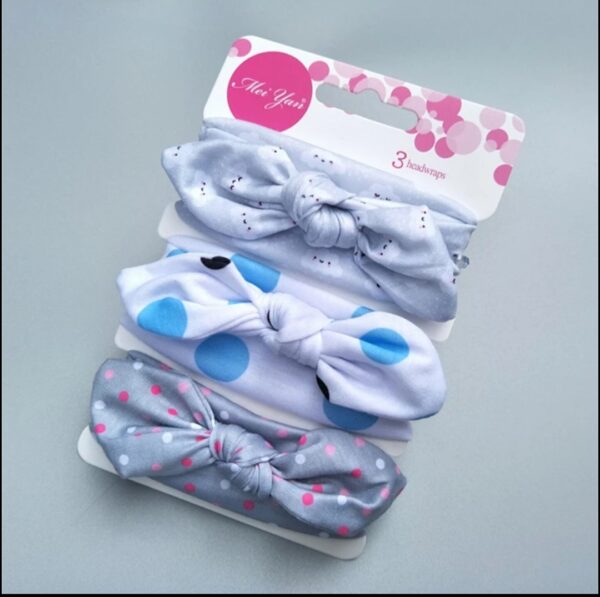GIRLS 3PCS TIE HEADBANDS H620232