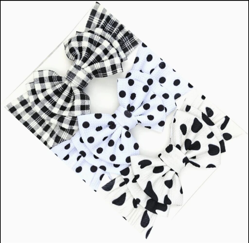 GIRLS 3PCS MULTICOLOUR HEADBANDS H6202319