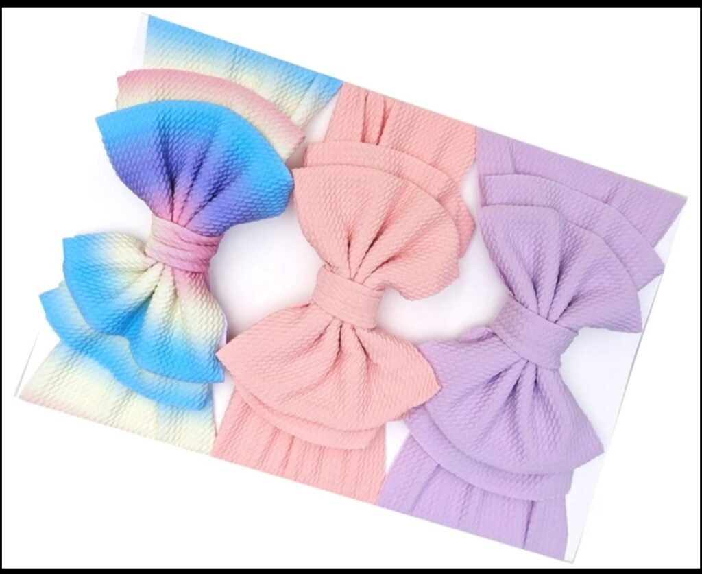 GIRLS 3PCS MULTICOLOUR HEADBANDS H6202317