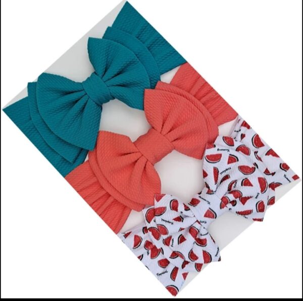 GIRLS 3PCS MULTICOLOUR HEADBANDS H6202316