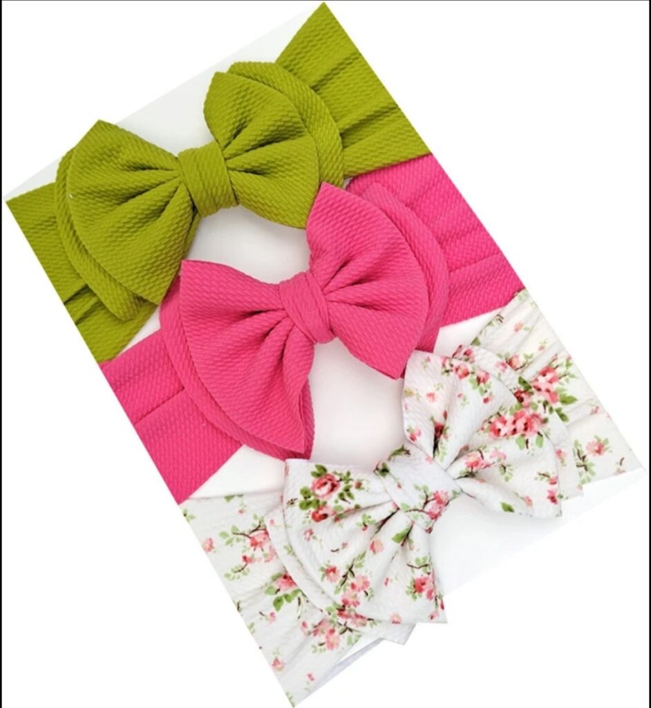 GIRLS 3PCS MULTICOLOUR HEADBANDS H6202314