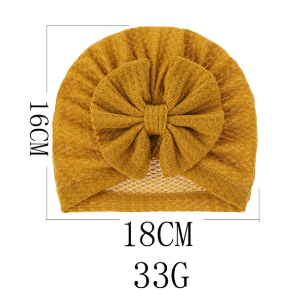 GIRLS SOLID COLOUR BOWKNOT TURBAN H6202325 - Image 3