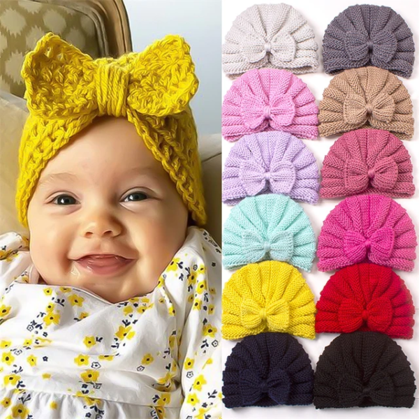 GIRLS KNIT BOW TURBAN H6202324