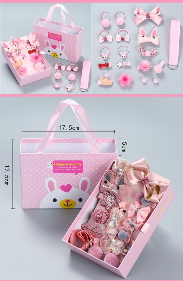 GIRLS CLIPS AND TIE HEADBAND SET H6202339 - Image 2