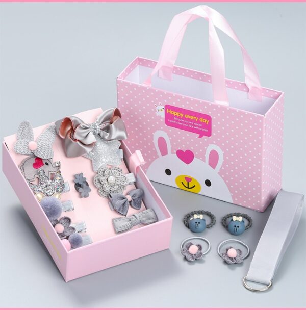 GIRLS CLIPS AND TIE HEADBAND SET H6202339 - Image 6