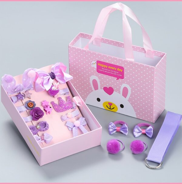 GIRLS CLIPS AND TIE HEADBAND SET H6202339 - Image 4