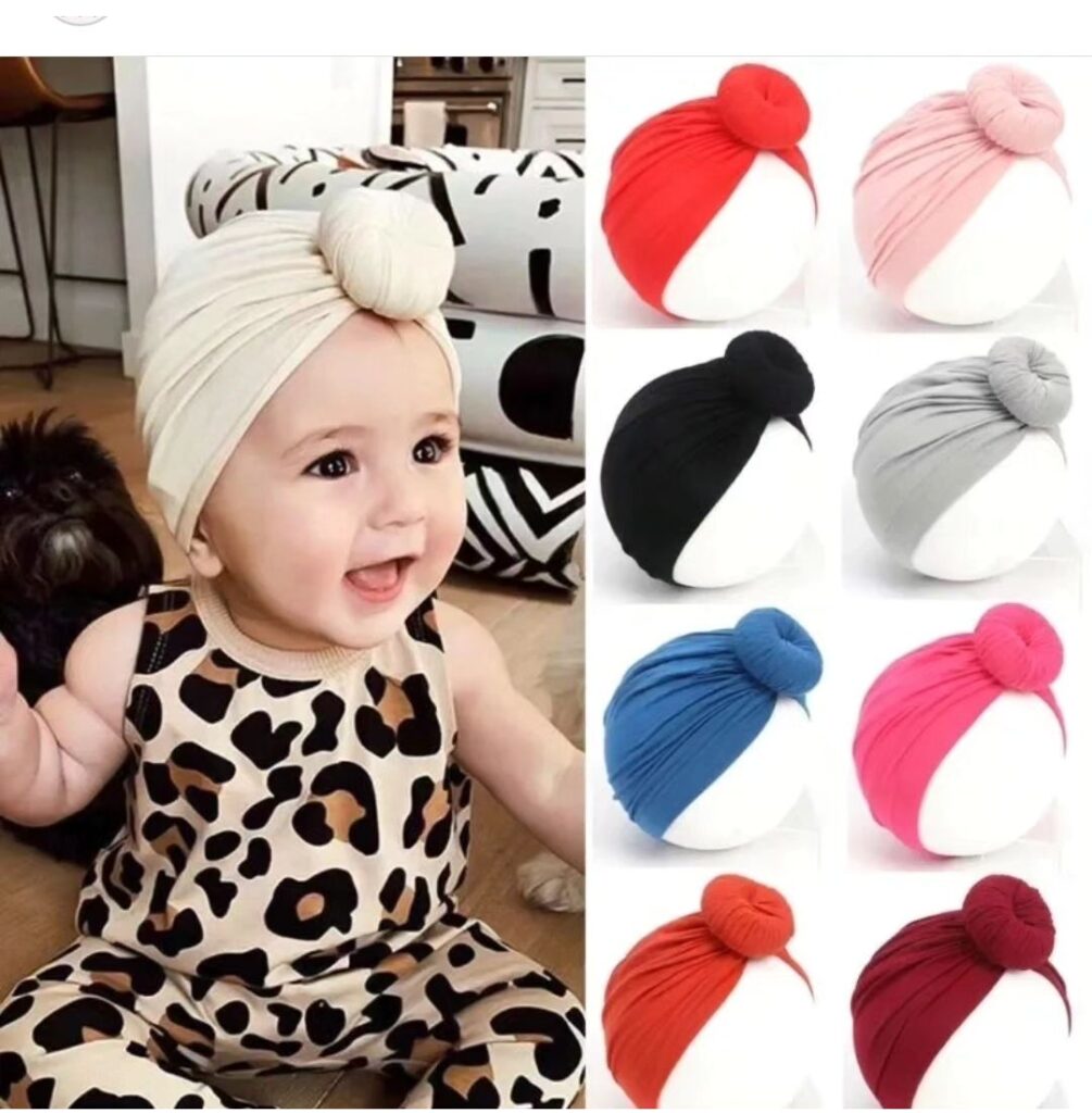 GIRLS COTTON KNOT TURBAN H6202350