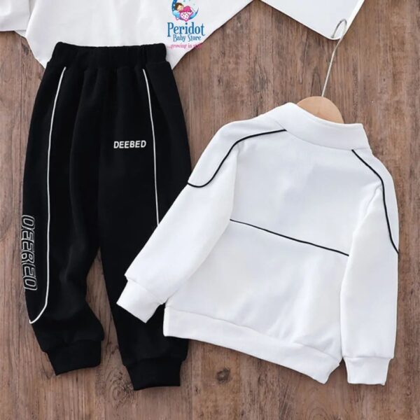 BOYS 2PC WHITE BLACK SET B202229 - Image 3