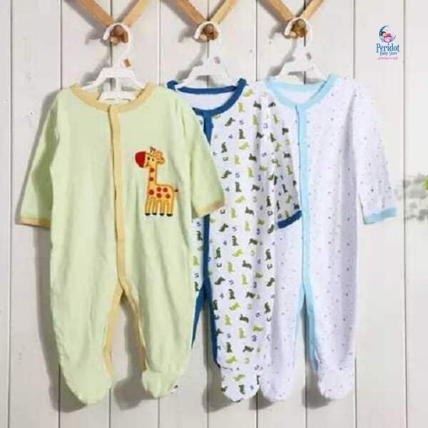 BOYS/UNISEX 3PCS INFANT SLEEPSUITS - Image 2