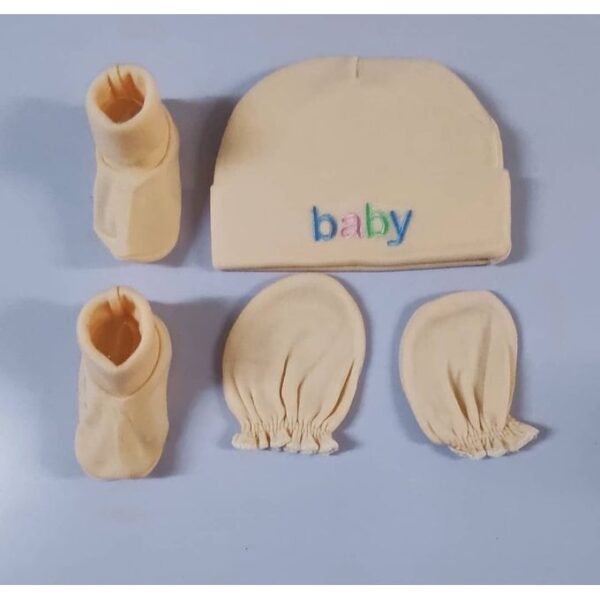3PCS INFANT HAT+MITTEN+SOCK SET - Image 7