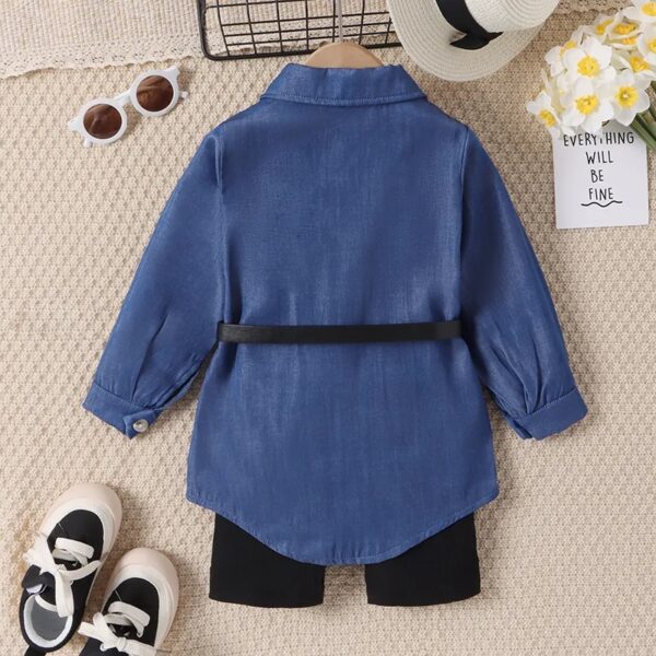 GIRLS 2PCS ROMPER+SHIRT OCT007 - Image 2