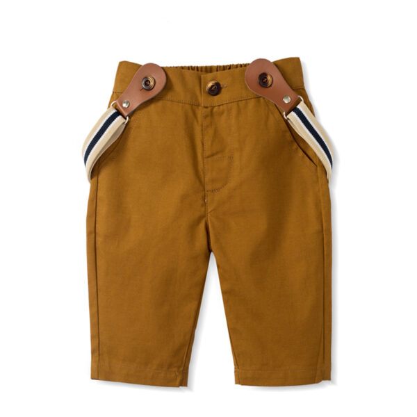 BOYS INFANT SET SHIRT PANTS PREWALKER BROWN OCT013 - Image 6