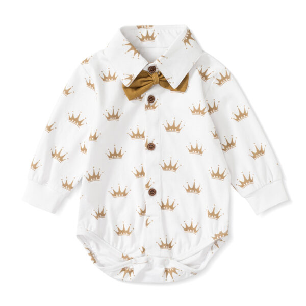 BOYS INFANT SET SHIRT PANTS PREWALKER BROWN OCT013 - Image 5