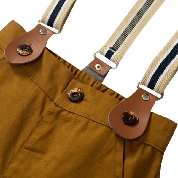 BOYS INFANT SET SHIRT PANTS PREWALKER BROWN OCT013 - Image 8