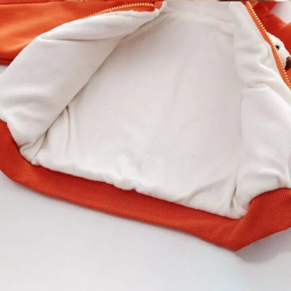 UNISEX WARM 2PCS SWEATER+PANTS SET ORANGE OCT015 - Image 4