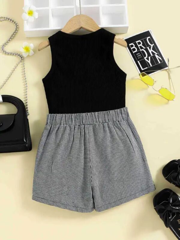 GIRLS 2PCS TOP+SKORT SET OCT020 - Image 3