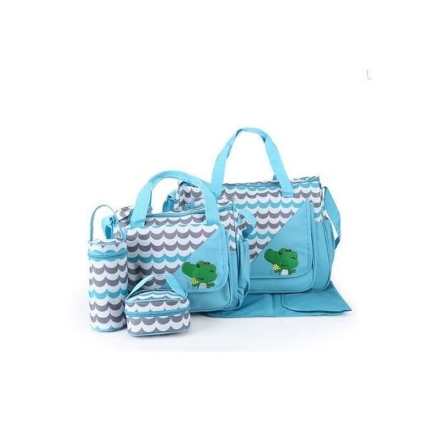 5IN1 DIAPER BAG-BLUE